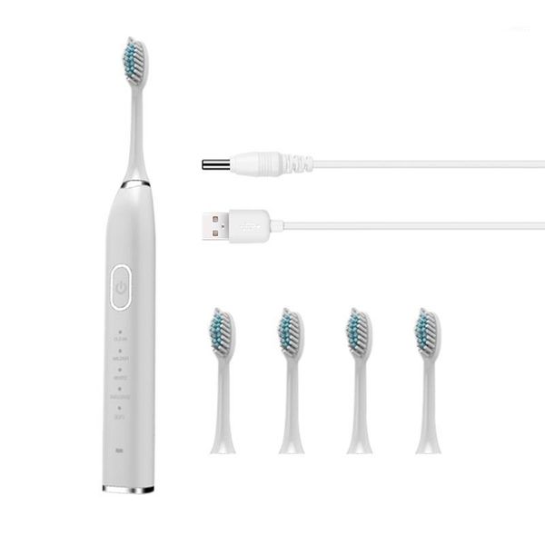 

electric ipx7 rechargeable 5 modes toothbrush with 5 brush head1