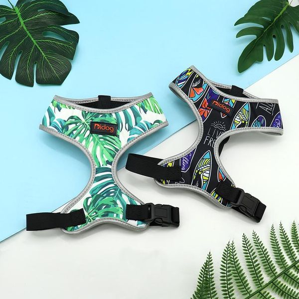 

breathable french bulldog harness printed reflective dogs harness puppy small medium dogs cats vest for pug walking wmtyoq