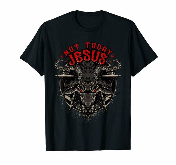 

black not today jesus t shirt funny satanic athesist tees us mens trend 2020 sport hooded sweatshirt hoodie