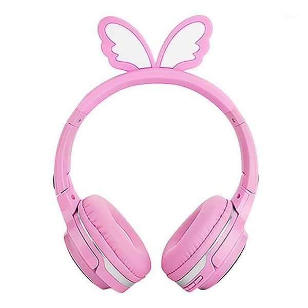 

bluetooth headset cute cartoon butterfly headset bluetooth with led color light noise reduction1