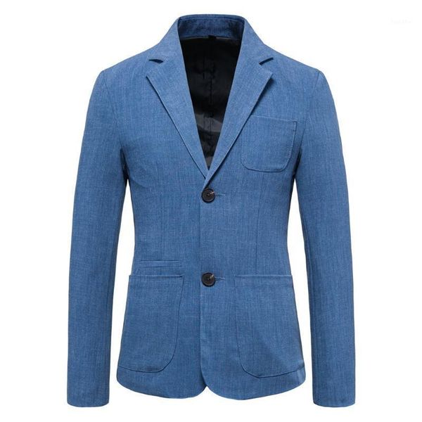 

new autumn plus-size suit jacket two button blazer men's coat1, White;black