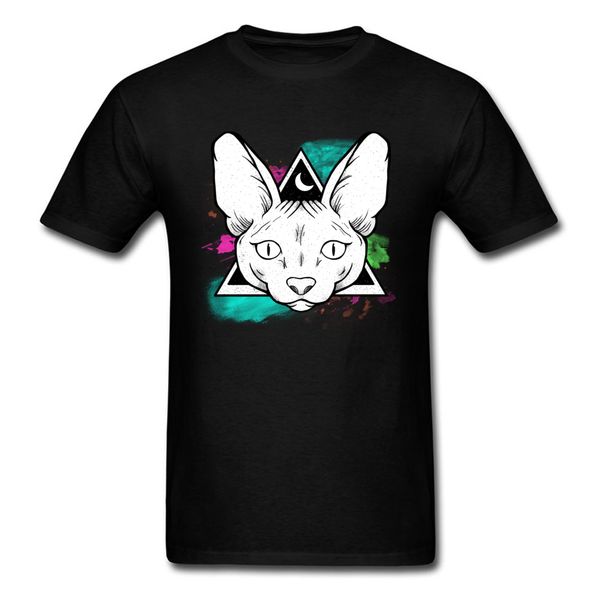 

sphynx t shirt canadian hairless t shirt men cat tshirt printed mystery galaxy moon tees geometric sport hooded sweatshirt hoodie
