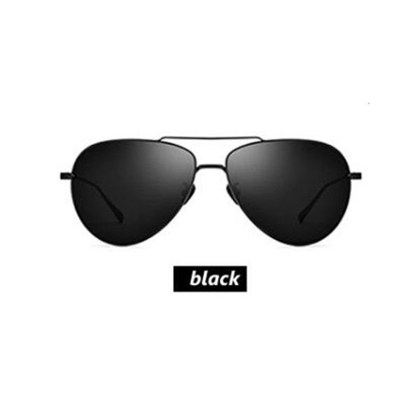 

2021 new titanium alloy polarized sunglasses 3 colors black/green/blue uv400 driving glasses for men with box 6vb4, White;black