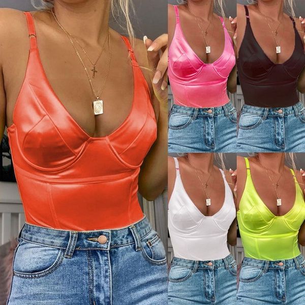 

women sling deep v neck sleeveless bodysuit stretch body suit ladies leotard ny jumpsuit yellow rose red, Black;white