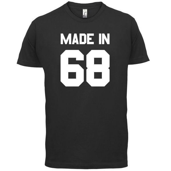

made in '68 mens 13 colours 48th birthday present gift 1968 short sleeves homme hoodie designers t shirts sweatshirt