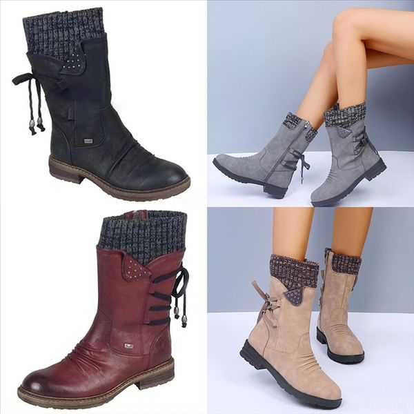 

zlce women classic bo boots ankle short bow fur boot for black chestnut winter pink grey girl booties size fashion 2019 brand fashion