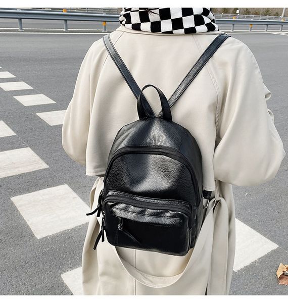 Zaino donna 2022 nuova moda alla moda selvaggia borsa da viaggio per ragazza studentessa universitaria zaino per il tempo libero mamma di grande capacità
