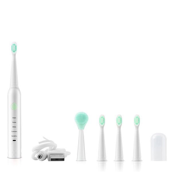 

gift waterproof electric toothbrush 5 models ultrasonic automatic smart tooth brush fastly rechargeable portable toothbrush vtky2044