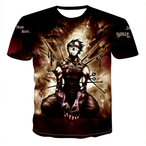 

man anime naruto men anime joker stranger things 3d print shirts plus size comics funny men clothing