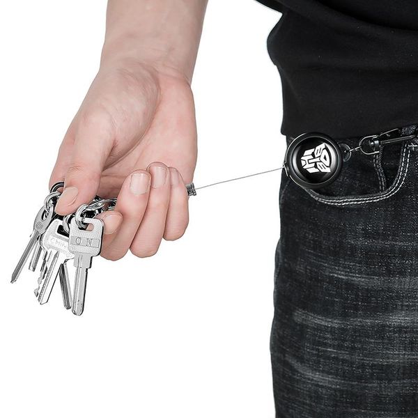 

retractable keychain, Silver