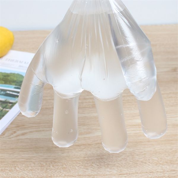 

eco-friendly plastic disposable gloves restaurant service catering hygiene for home kitchen food processing wholesale lx