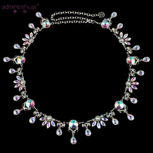 

belts the anti - tick flash color dance waist chain dress belt girl fashion brand 112cm, Black;brown