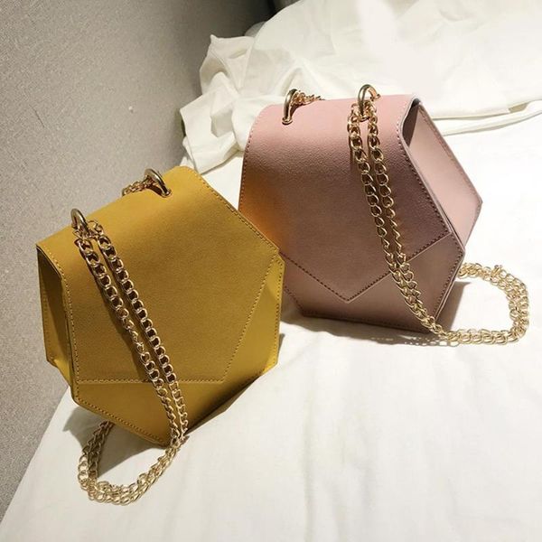 

new style autumn and winter retro women faux leather shoulder bag purse crossbody chain sling phone pouch square sling bag
