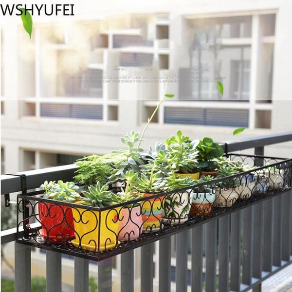

storage baskets hanging rack organizer flower pot basket closet holders balcony rail planter shelf fence railing pots holder