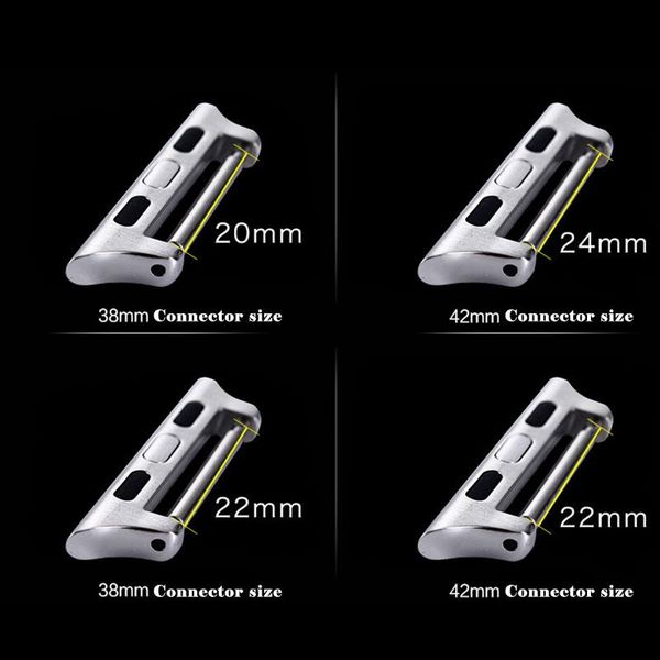 

uthai a14 connector adapter for apple watch band apple watch 4 3 5 iwatch band strap 42mm/38mm 44mm/40mm seamless aluminum linke wmtlfh