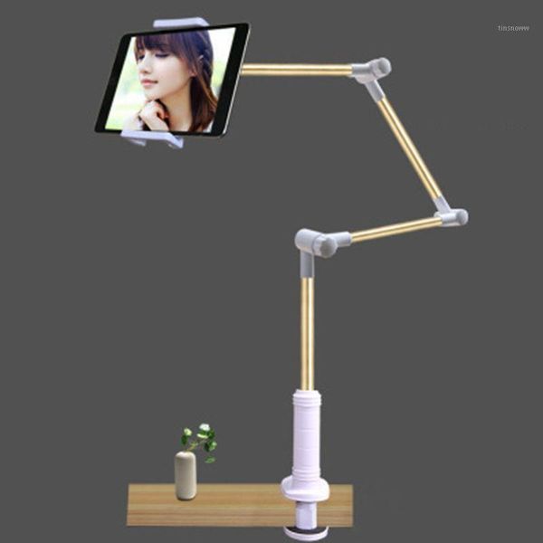 

tablet pc stands foldable long mobile phone stand 360 rotation adjustable holder1