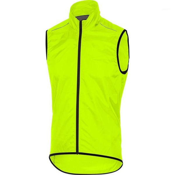 

motocycle racing clothing yellow fluo pro team cycling gilet wind windproof bike vest ropa ciclismo road back breathable mesh1, Black