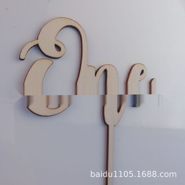 

ggkjh digital card one-year-old cake cakedigital rice cake card acrylic wooden table series dessert rice decoration gcdff