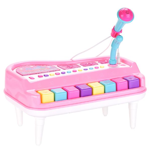 

2 in 1 musical instruments toy funny cartoon knock piano toy electronic organ baby piano keyboards toy