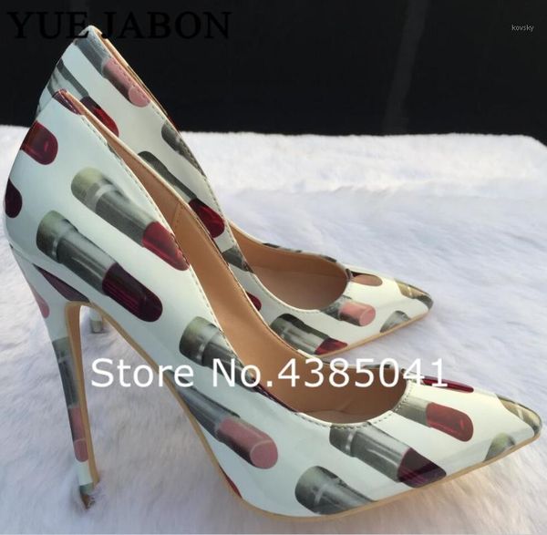 

new lipstick style lady pumps patent leather high heels pointed toe sandals designer shinny womens shoes1, Black