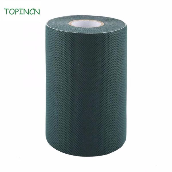 

decorative flowers & wreaths 15*1000cm garden self adhesive joining green tape synthetic lawn grass artificial turf seaming decoration joint