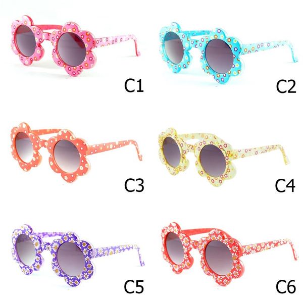 Schöne sonnige Kinder-Sonnenbrille, Designer-Sonnenblumen-Rahmen mit UV400-Schutzgläsern, süße Brillen für Jungen und Mädchen