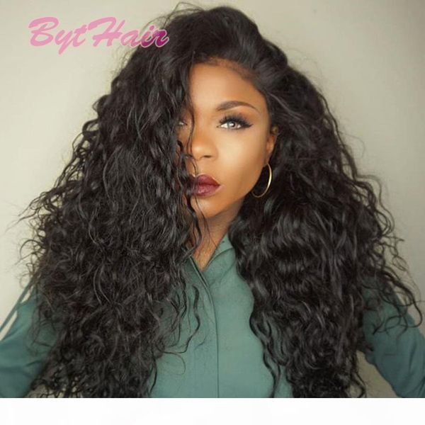 

парик фронта bythair горячий продавать бразильского виргинские lace волос curly человеческих волос парики kinky завитые человеческих волос п, Black;brown