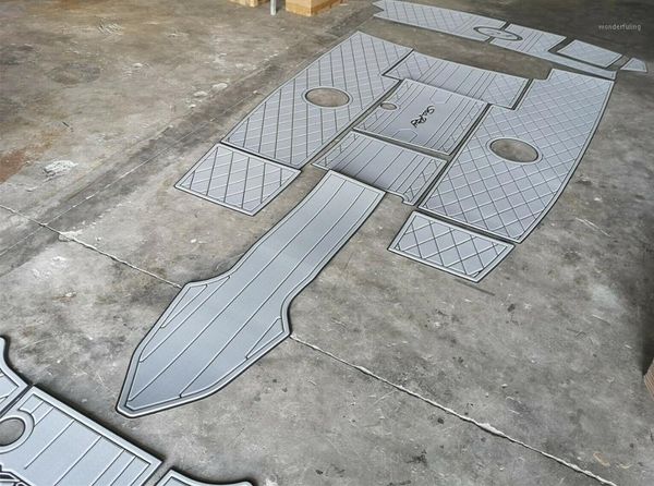 

2008 sea ray 230 select cockpit swim platform pads 1/4" 6mm eva teak decking1