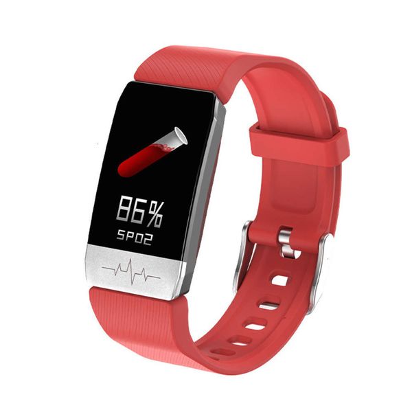 

t1s temperature ecg intelligent bracelet heart rate blood prsure monitoringbgt
