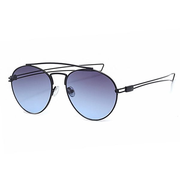 

2020 new round frame sunglasses for women, White;black