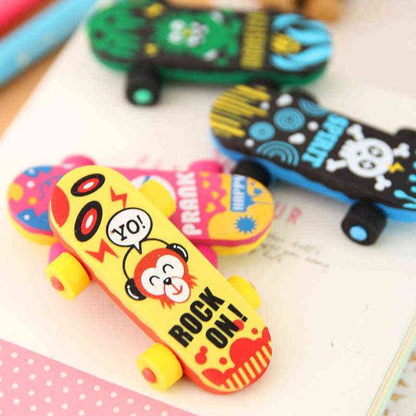 

goss creative cartoon scooter lovely eraser student rubber stationery school suppli
