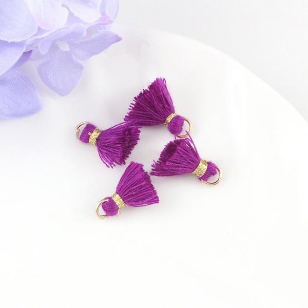 

10pc lot mini cotton fatty tassels diy boho jewelry making supplies bracelet necklace finding fringe trim pendants small tassels h jllvoy