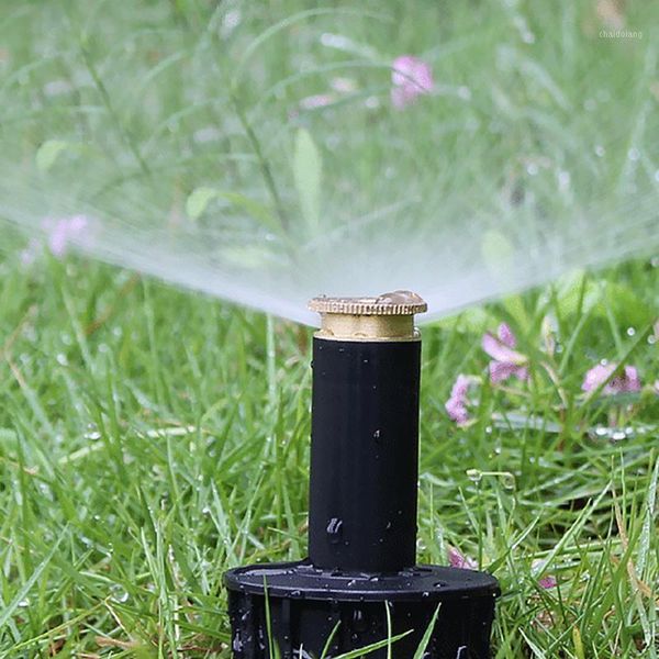 

automatic retractable watering lawn garden irrigation nozzle 360 degrees adjustable up garden water sprinkler spray1