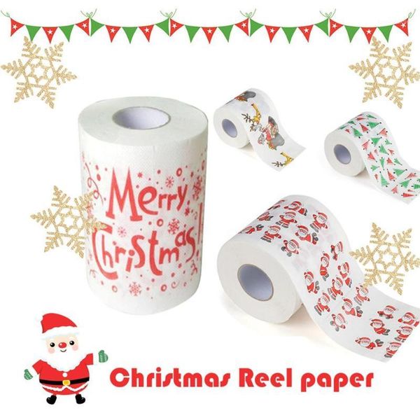 

christmas decorations taoup merry roll paper decoration for home xmas toilet noel 2021 navidad santa claus bathroom decor1