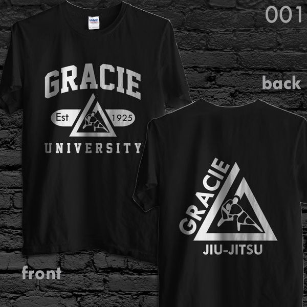 

summer cool funny t-shirt gracie jiu-jitsu university classic academy t-shirt summer sport hooded sweatshirt hoodie