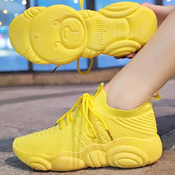 

socks sneakers women casual vulcanized shoes platform chunky sneakers ladies trainer lace up spring female flat tennis shoes #p01c