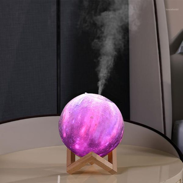 

1500ml large capacity air humidifier 3d starry sky moon light ultrasonic cool mist water diffuser usb mist maker fogger1
