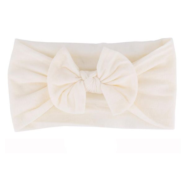 

30fashion baby kids headwrap bow knot elastic hairband headband accessories infant head wrap fascia per capelli bbyldp homebag, Slivery;white