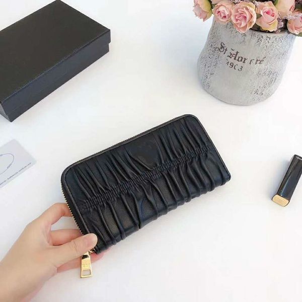 

Mens and Women's Rectangle Wallets Purses Card Holder Fashion and Business Style with Pockets with Gift Box #P.D.A. Bags