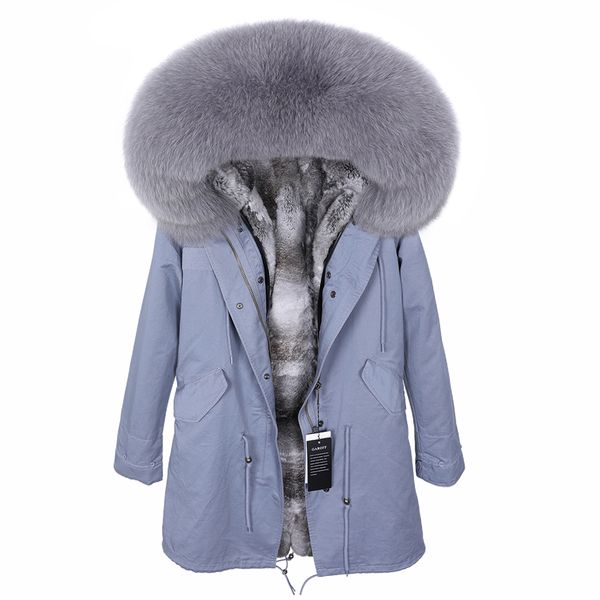 

2021 new winter women's clothing real natural rabbit skin lining fur 4zak, Black