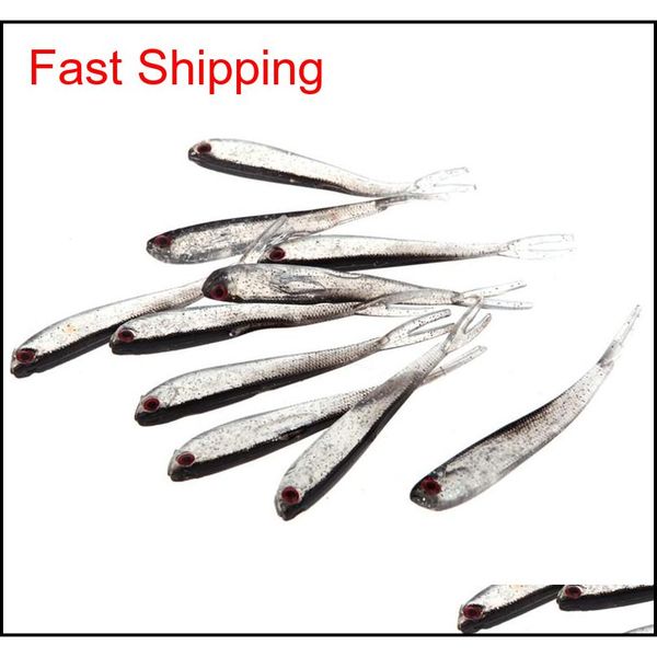 

20pcs/lot 10cm 4g 3d eyes bionic fish sile fishing lure soft baits & lures artificial bait pesca fishing tackle ac qyloqk yh_pack