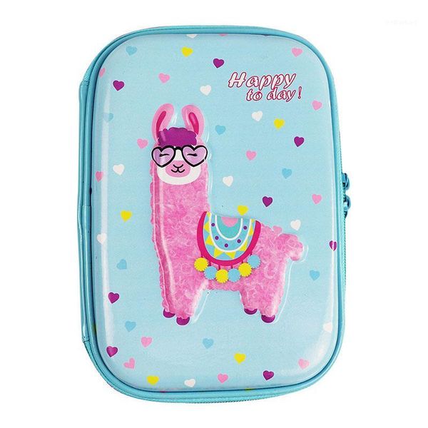 Casos de lápis Kawaii School Case 3D Bag Pen grande para meninos para meninos Kit de papelaria de cartuchos