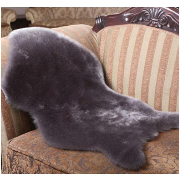 

new arrival faux sheepskin chair cover pad skin warm carpet fluffy fur room rug soft australian faux sheep jllngc soif