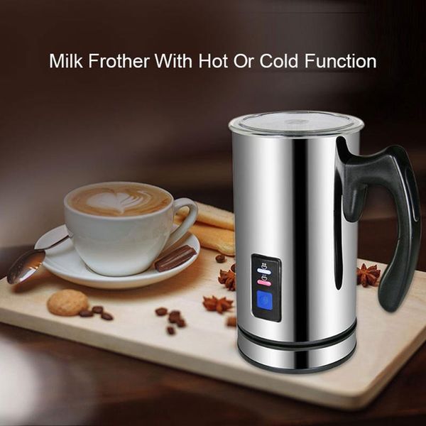 

rechargeable electric milk frother and cold mlik foam 3 function counterautomatic coffee milker