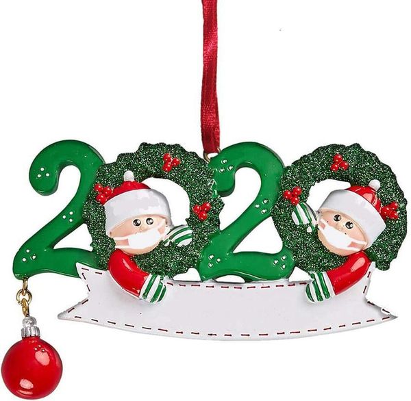 

christmas ornament decorations wooden snowman christmas tree hanging pendant xmas tree santa claus pendent with mask family of 2-5 gga3735-5