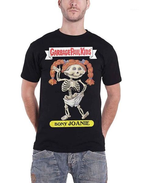 

garbage pail kids t shirt bony joanie skeleton character mens1, White;black
