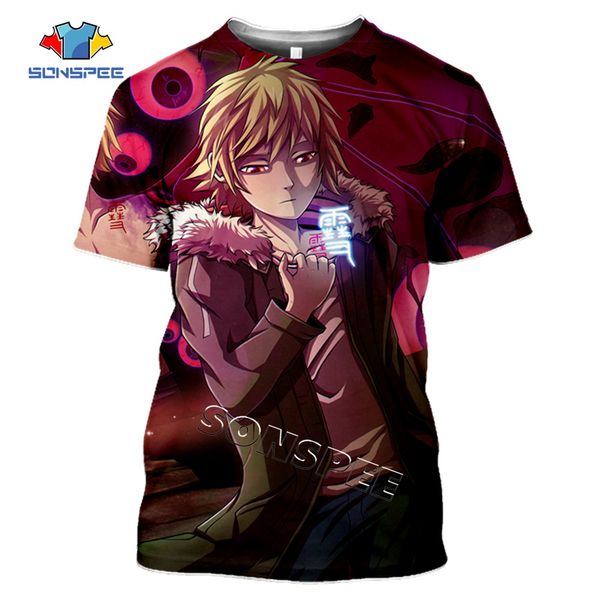 

anime noragami summer homme pullover 3d print shirts oversized hentai graphic men clothing