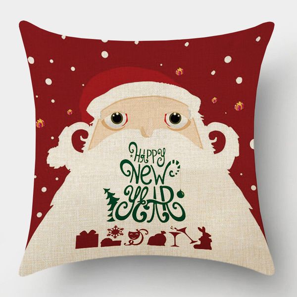 

for cushion christmas decoration santa claus home 0uh3cover tree ornaments pendant happy new year xmas navidad