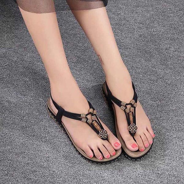 

classics women's sandalsfashion beach thick bottom sandals alphabet lady sandals leather high heel shoes 07 p525, Black