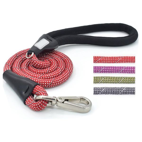 

pet collars dog leash with comfortable padded handle for small medium large dogs durable dog outdoor accessories